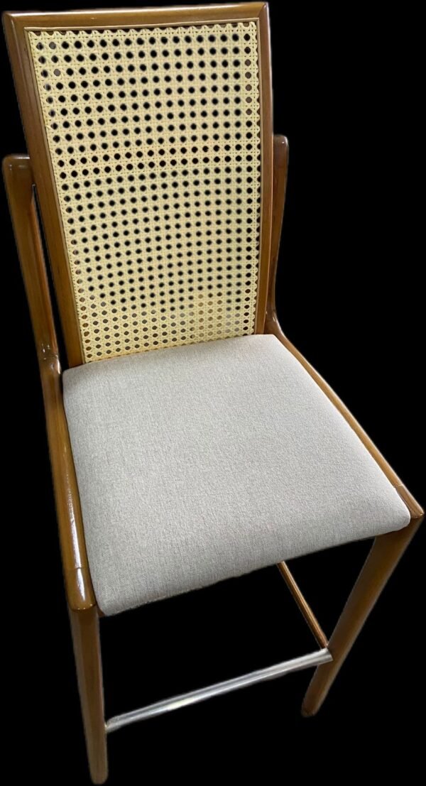 Banqueta em linho branco - Image 4